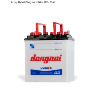 Bình ắc quy nước 12v Hybrid Đồng Nai NS40 | 12V - 35Ah ( tặng kèm acid châm bình )