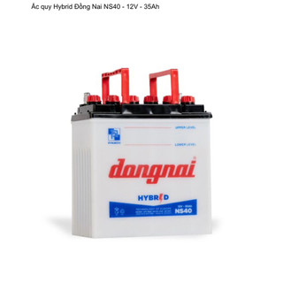 Bình ắc quy nước 12v Hybrid Đồng Nai NS40 | 12V - 35Ah ( tặng kèm acid châm bình )