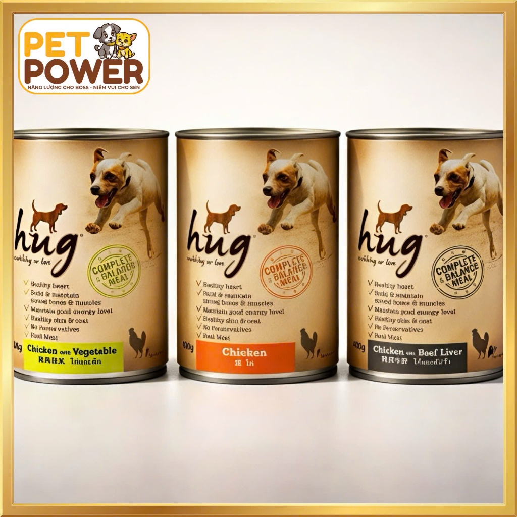 Pate Hug Cho Chó Mọi Lứa Tuổi - Lon 400g