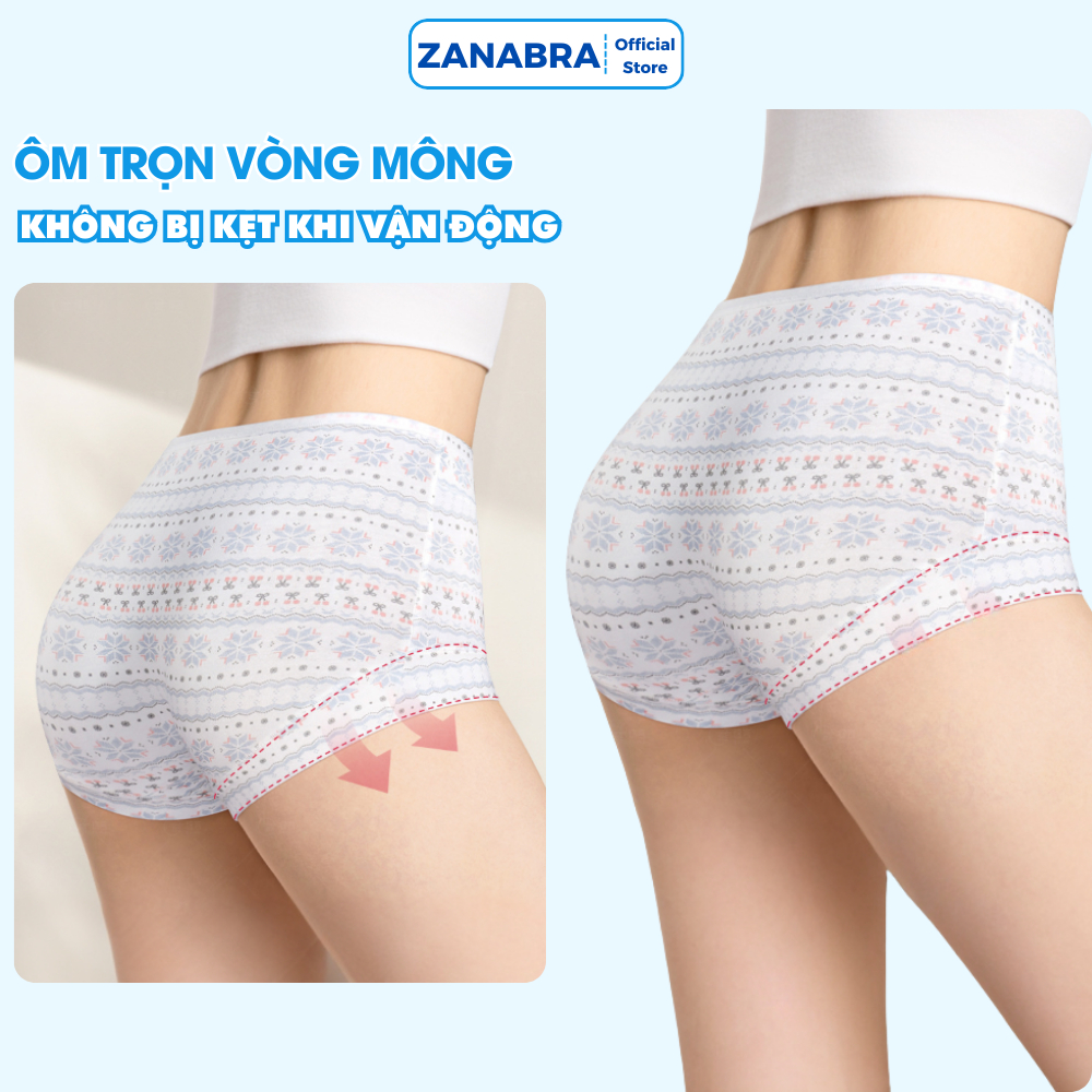 [ Mẫu Mới 2026 ] Quần Lót Quần Chip nữ chất cotton Siêu Mềm Mại thoáng khí đáy kháng khuẩn chuẩn 10A ZANABRA L5296