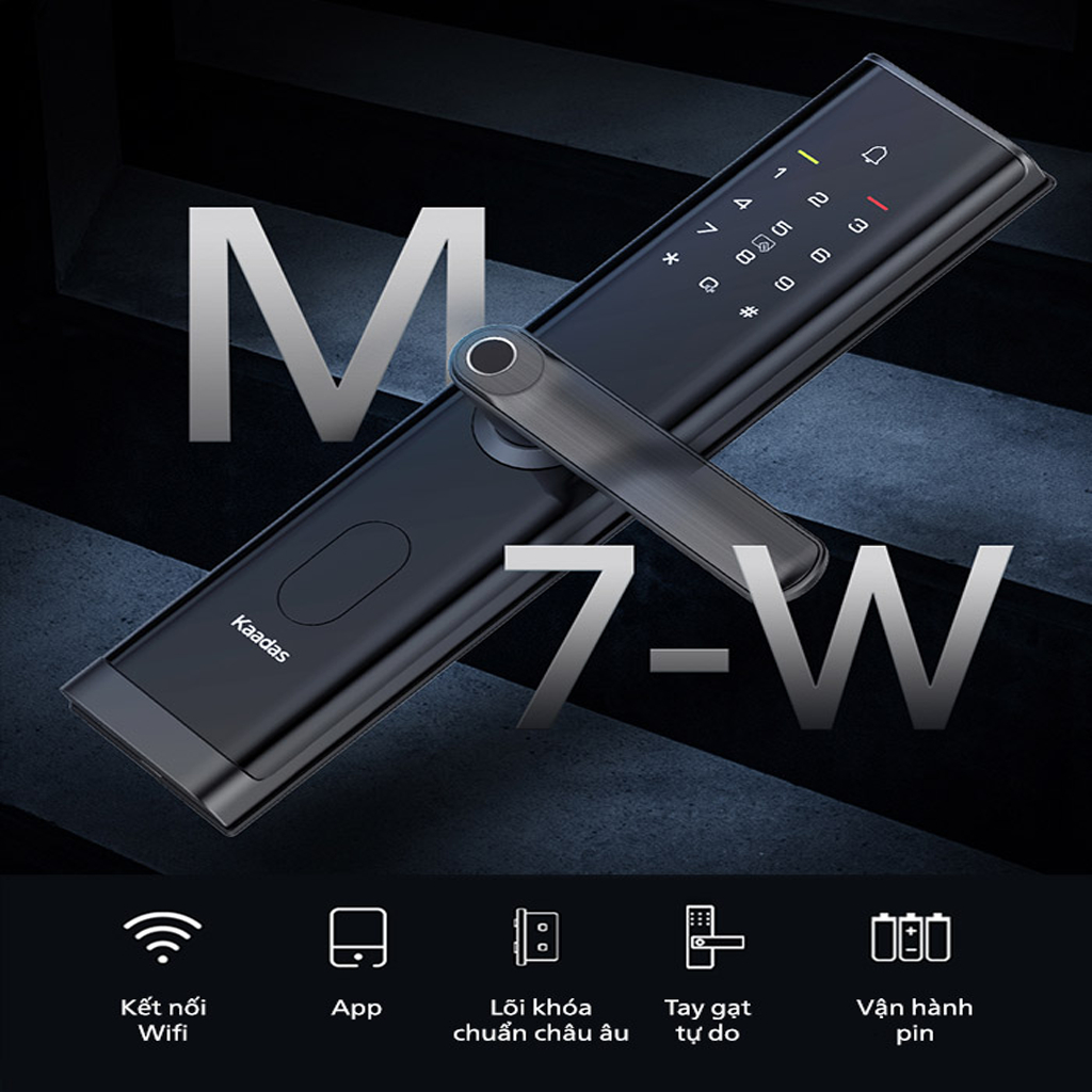 Khóa cửa gỗ Kaadas M7-W