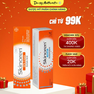 Skinoren 20% Kem Axit Azelaic - Làm sáng da được khuyên dùng 30g - Cosme Academy