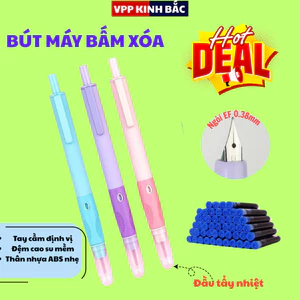 Bút Máy Bấm Xóa Cho Học Sinh F39 – Nhẹ Tay, Thu Gọn Tiện Lợi.