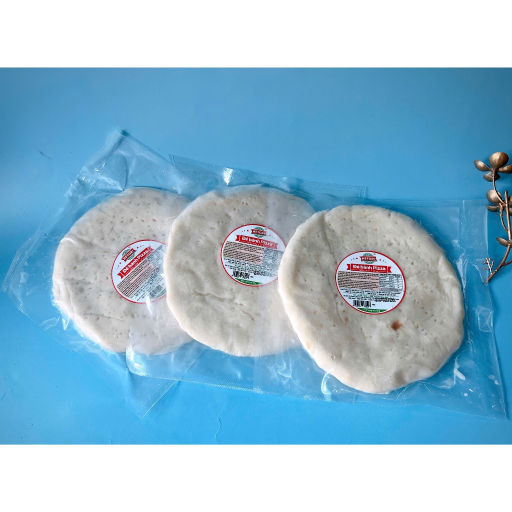 Set 4 đế/ 2 đế bánh pizza đã nướng qua, thơm ngon