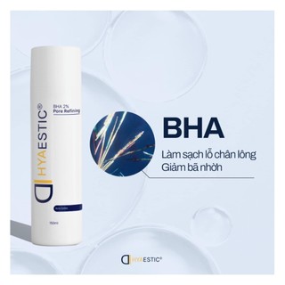 [Chính Hãng - Không tem công ty] Toner giảm nhờn dầu, mụn đầu đen Hyaestic BHA 2% Pore Refining