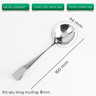 VOLCANO Muỗng cupping thử nếm cà phê inox 304