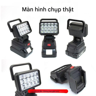 Thân Đèn LED Siêu Sáng Makita 15 Bóng , Thời Gian Chiếu Sáng Lên Đến 10 Giờ,, Dùng Pin Máy Khoan Chân Phổ Thông