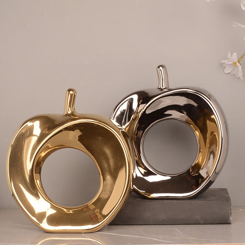 Bộ tượng các mẫu sứ mạ vàng bạc trang trí nhà cửa