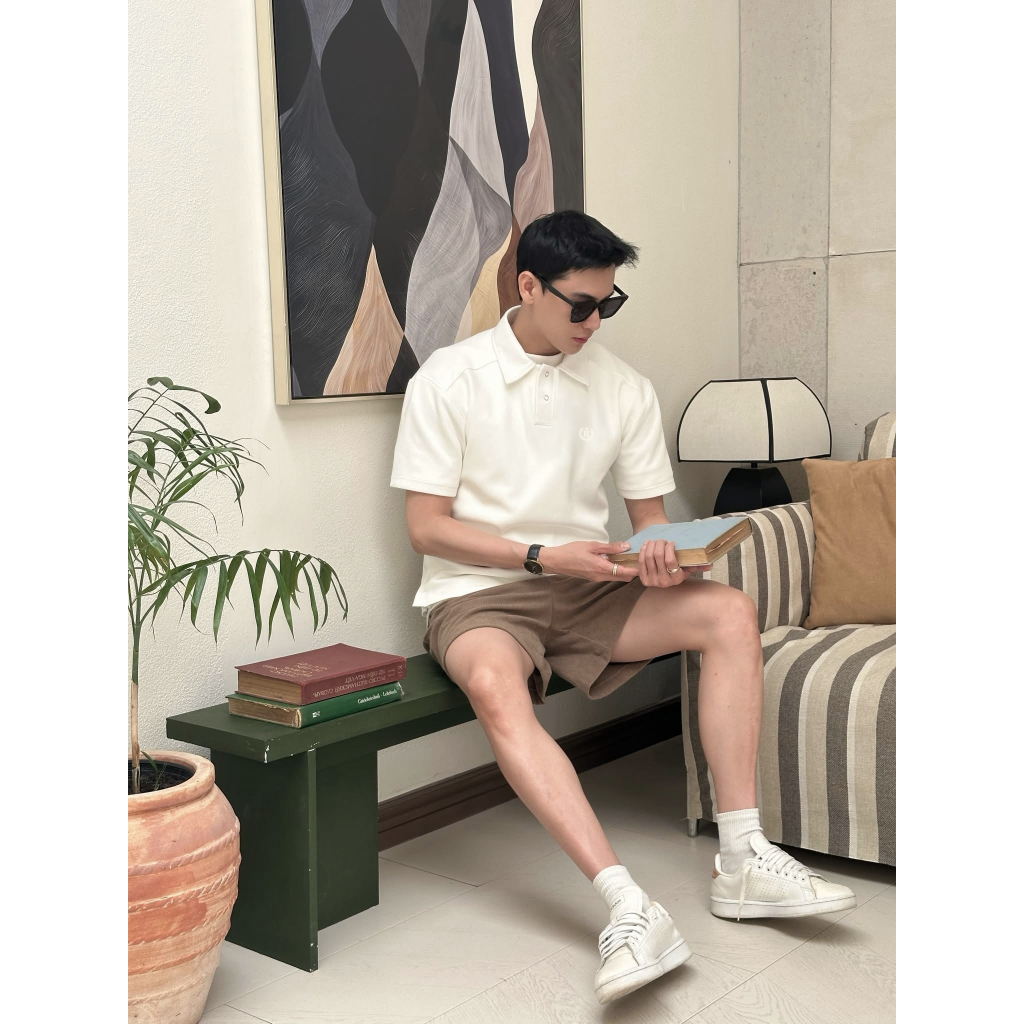[NEW] Áo Polo RTCLASSY SNAP BUTTON Logo Basic Unisex Form Regular Vải Cotton Chống Nhăn