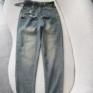 Quần Baggy Jean Nữ Bigsize 58-85kg, Quần Bò Nữ Tôn Dáng Lưng Cao Thời Trang DIEUTRANG_FASHION MS222