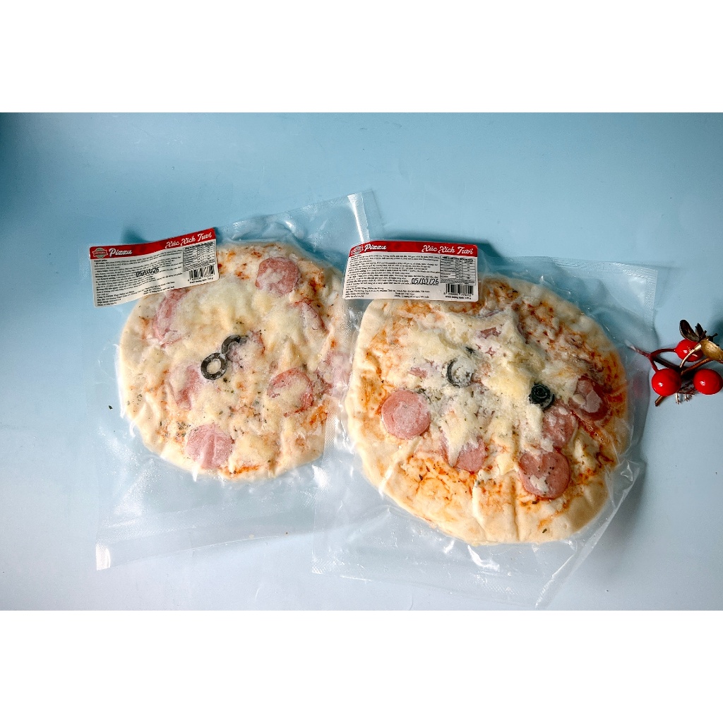 Bánh Pizza Xúc Xích size 15cm ( chế biến sẵn, chưa nướng)