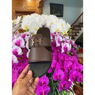 Dép mác chữ H quai da sít đế Pu size 38-45 mới nhất thị trường
