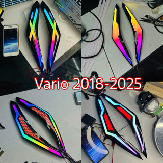 [Vario2018-2025] Phôi Trước Uốn Đi Led Sẵn Về Tự Thiết Kế Vào Xinhan Cho Vario 2018-2025. KO kèm phụ tùng đi theo.BH 3th