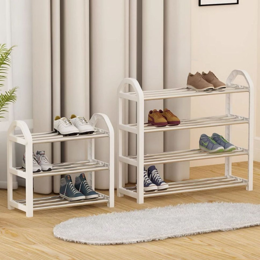 Kệ Để Giày Dép Nhiều Tầng Khung Thép Sơn Tĩnh Điện, Giá Giày Gọn Nhẹ Để Cửa