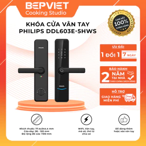 Khóa cửa Philips DDL603E-5HWS