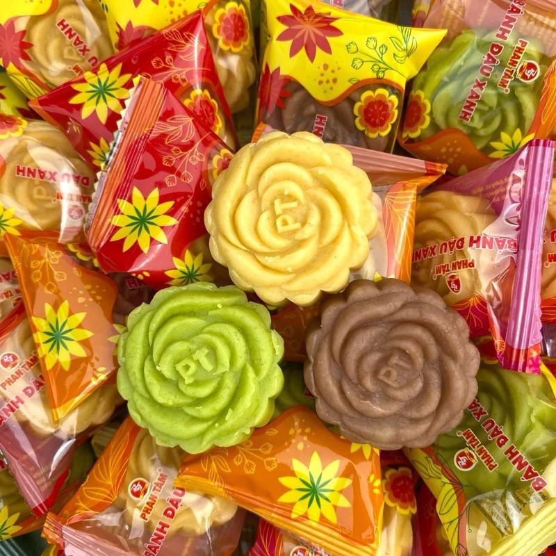 1KG Bánh Đậu Xanh Mochi Mix 4 Vị – Bánh Mochi Đậu Xanh Mềm Dẻo Ít Ngọt