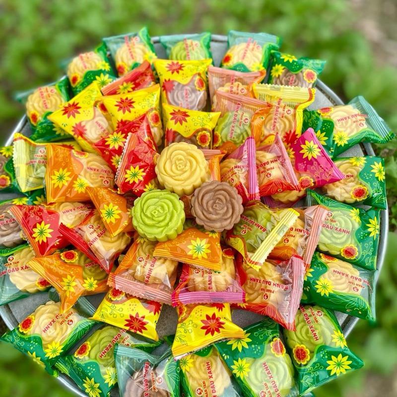 1KG Bánh Đậu Xanh Mochi Mix 4 Vị – Bánh Mochi Đậu Xanh Mềm Dẻo Ít Ngọt