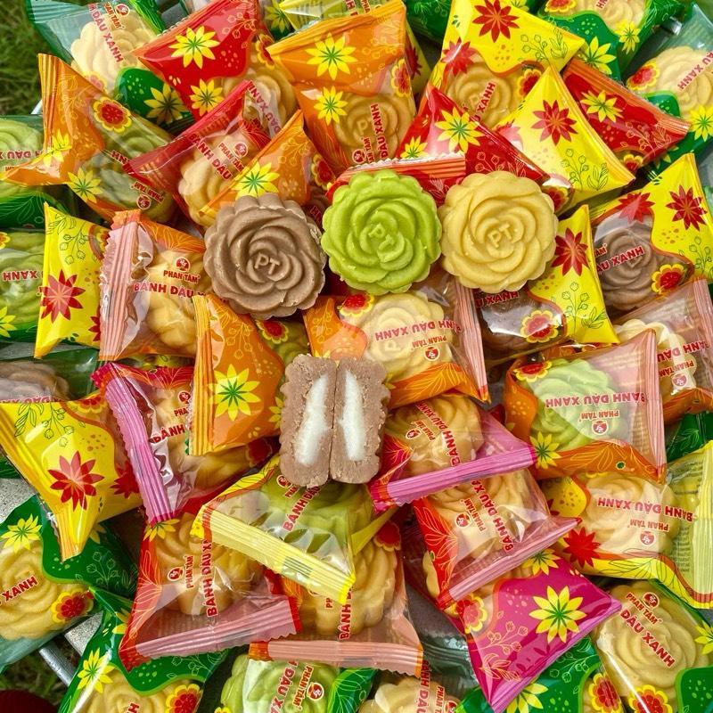 1KG Bánh Đậu Xanh Mochi Mix 4 Vị – Bánh Mochi Đậu Xanh Mềm Dẻo Ít Ngọt