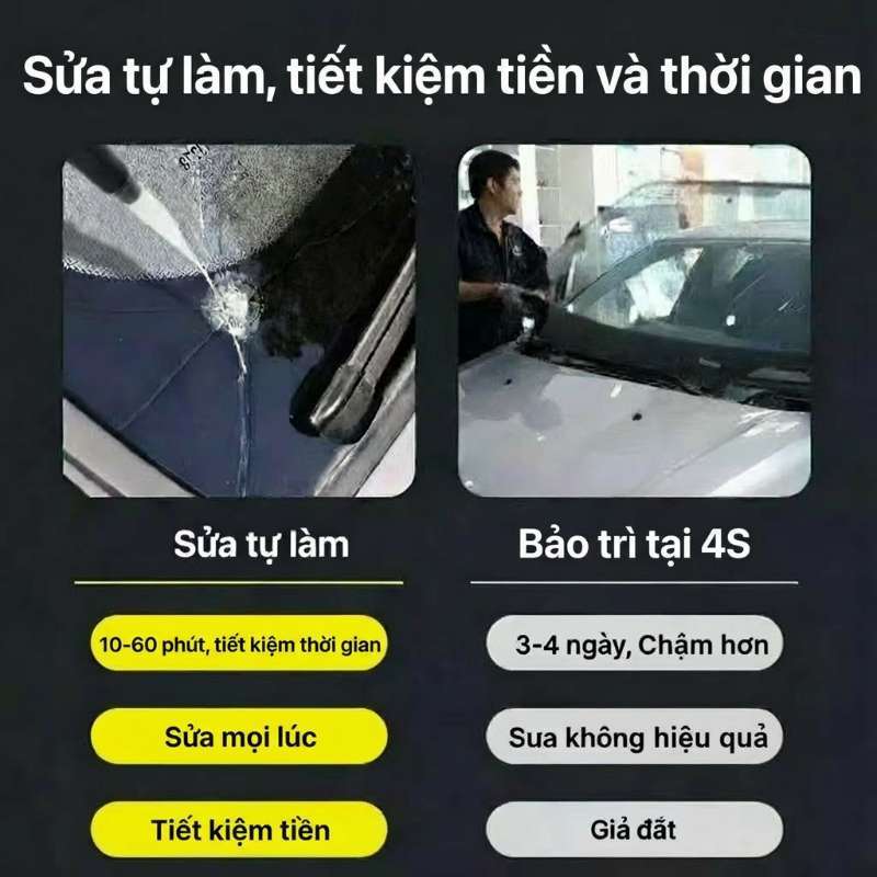 Chỉ 1 ngày có hàng!! ✨ Sửa trong 1 giây ✨ung dịch sửa kính ô tô dung dịch hàn kính dung dịch vá kính bị nứt