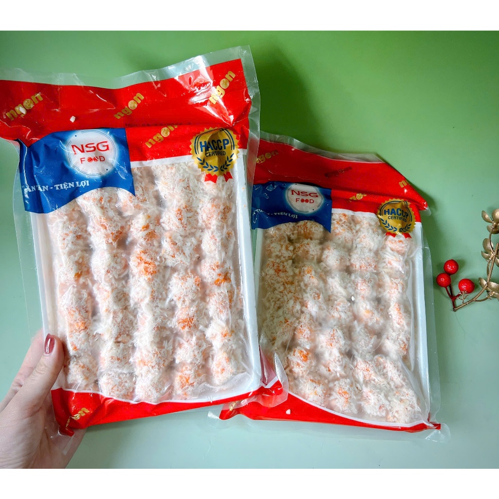 Hải Sản sốt mayonaise Ôngon_Ngon ngất ngây/ khay 450g ( Cốm đỏ NSG ngon)