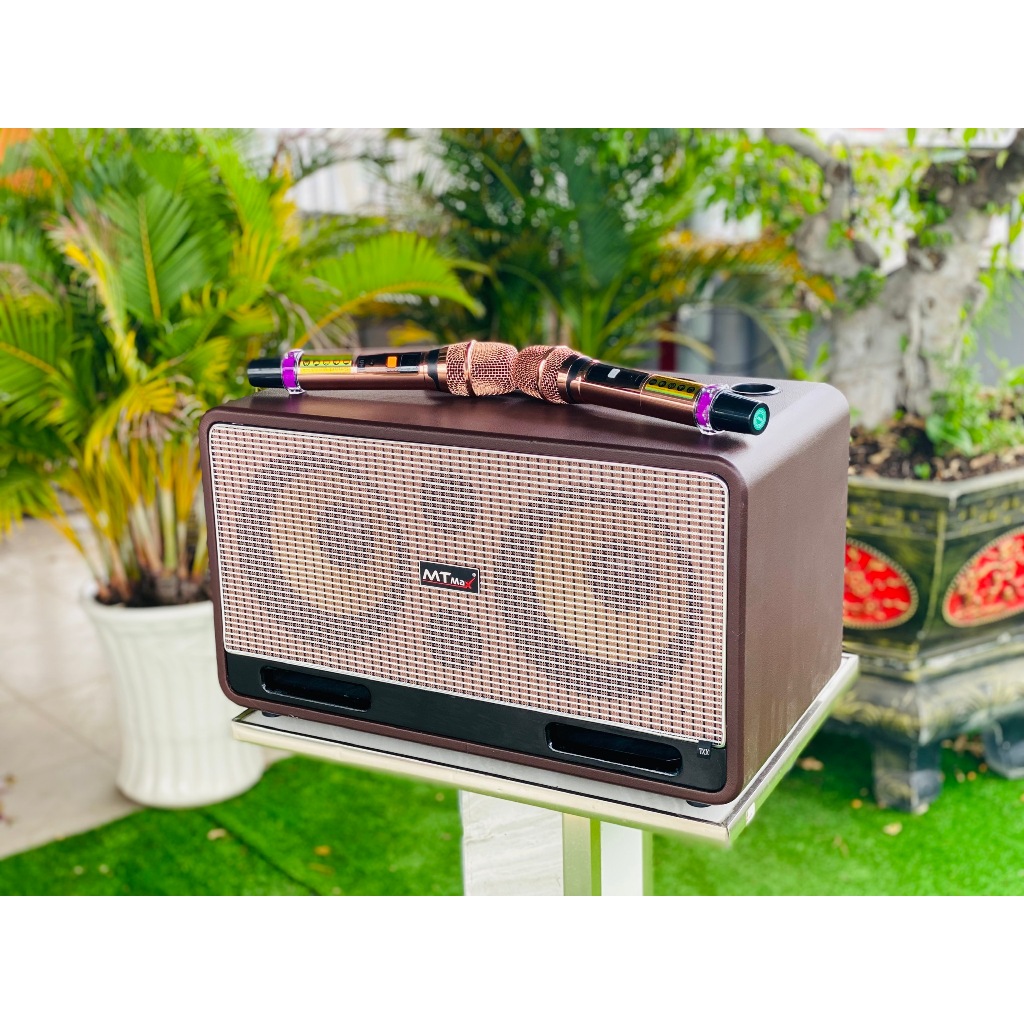 Loa MTMAX V6 Pro Bass Đôi 20 Công Suất 500W Có HDMI Cổng Sub Riêng Hát Karaoke Du Lịch Cực Hay