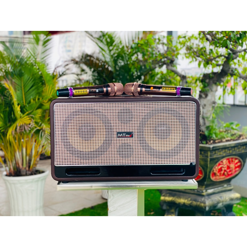 Loa MTMAX V6 Pro Bass Đôi 20 Công Suất 500W Có HDMI Cổng Sub Riêng Hát Karaoke Du Lịch Cực Hay