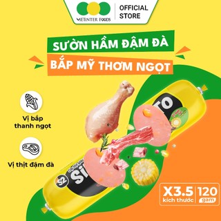 Combo 5 Cây Xúc Xích Tiệt Trùng Siuto Vietinter Foods (Cây 120g)