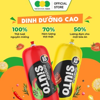 Combo 5 Cây Xúc Xích Tiệt Trùng Siuto Vietinter Foods (Cây 120g)