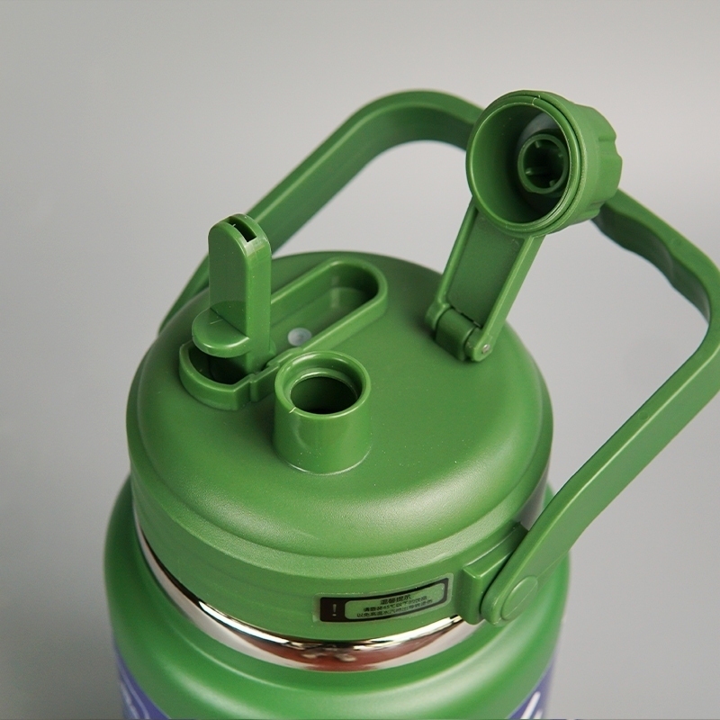 Bình giữ nhiệt FIT 2500ml/ 2000ml/1500ml miệng rộng dáng lùn kèm ống hút miệng rộng 9cm