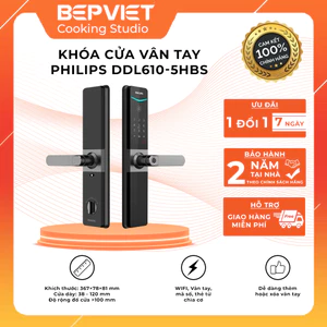 Khóa cửa vân tay Philips DDL610-5HBS