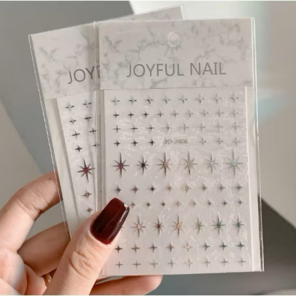 các mã sticker lấp lánh, sticker bling bling trang trí nail