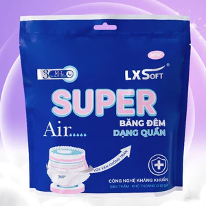 Băng vệ sinh dạng Quần LXSoft siêu mềm mại, thoải mái, thấm hút chống tràn cho giấc ngủ trọn vẹn