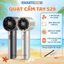 Quạt Tích Điện Mini Turbo S29,S30 Nhiều Cấp Độ Gió, Quạt Điện Cầm Tay Hiển Thị Đèn Led 100 Gear Tốc Độ Cao.
