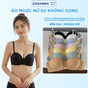 Combo 3 Áo Ngực Áo Bra Su Không Gọng Đệm Bàn Tay Thông Hơi, Áo Lót Nữ Cúp Ngang ZANABRA A5277