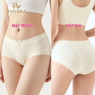 Quần Lót Nữ Su Đúc Thông Hơi – Quần Chip Nữ Thun Lạnh Mịn Màng, Đáy 2 Lớp Kháng Khuẩn AMYBRA L718