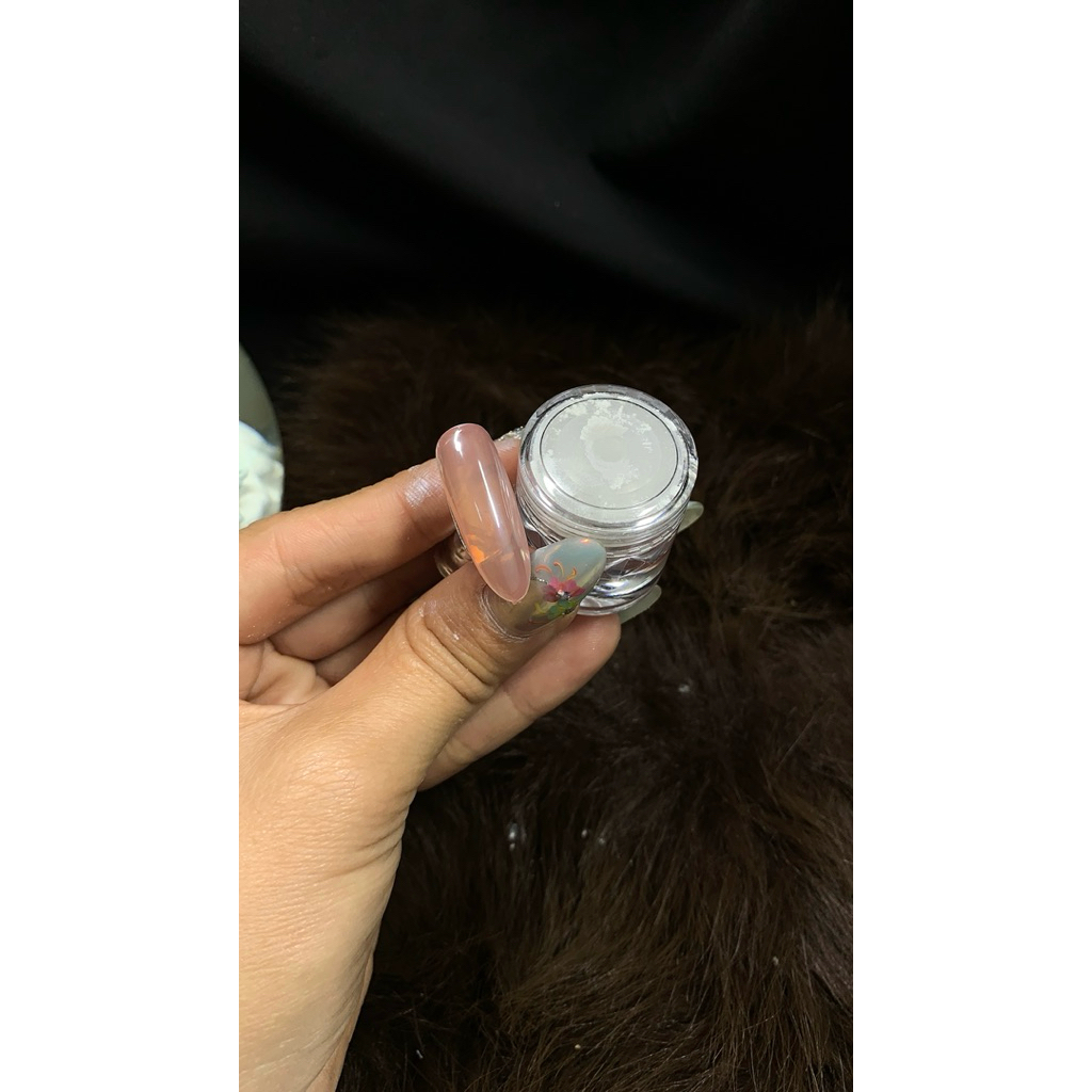 Bột Tráng Gương Nail Trong Suốt | Bột Gương Ánh bạc Nail | Bột Mirror Nail Art linh bùi