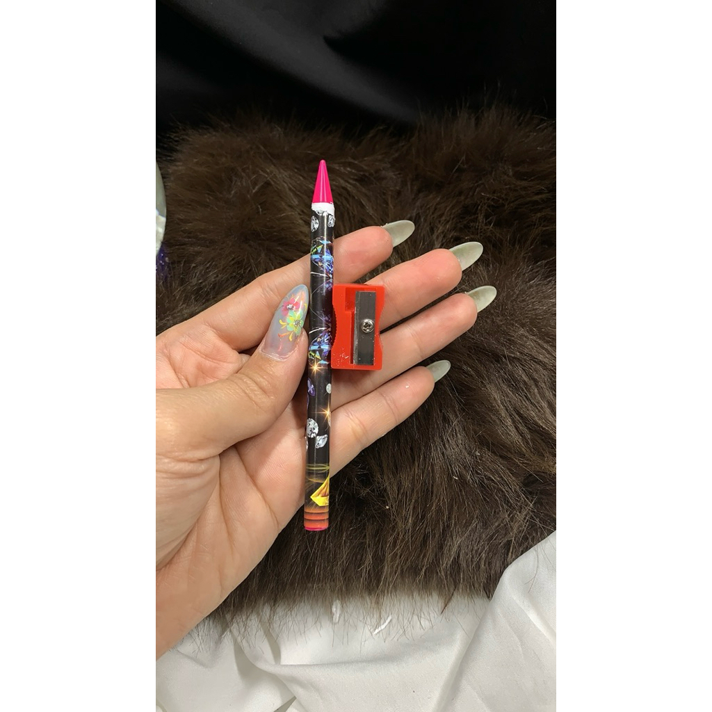 Bút Chấm Đá Nail – Bút Gắp Đá Làm Nail | Tặng Kèm Cây Gọt Đầu Bút | Dụng Cụ Đính Đá Nail Linh Bùi