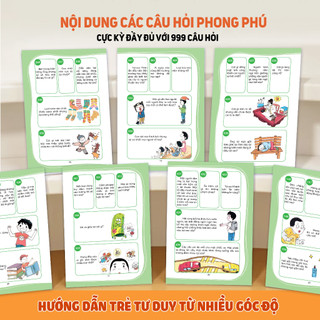 Sách - 999 Câu Đố Trí Tuệ Dành Cho Trẻ Em - Phát Triển Não Bộ Toàn Diện, Khơi Dậy Khả Năng Vô Hạn