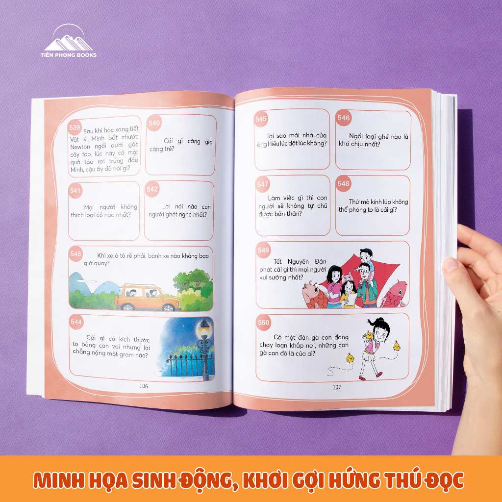 Sách - 999 Câu Đố Trí Tuệ Dành Cho Trẻ Em - Sách Trò Chơi Trí Tuệ
