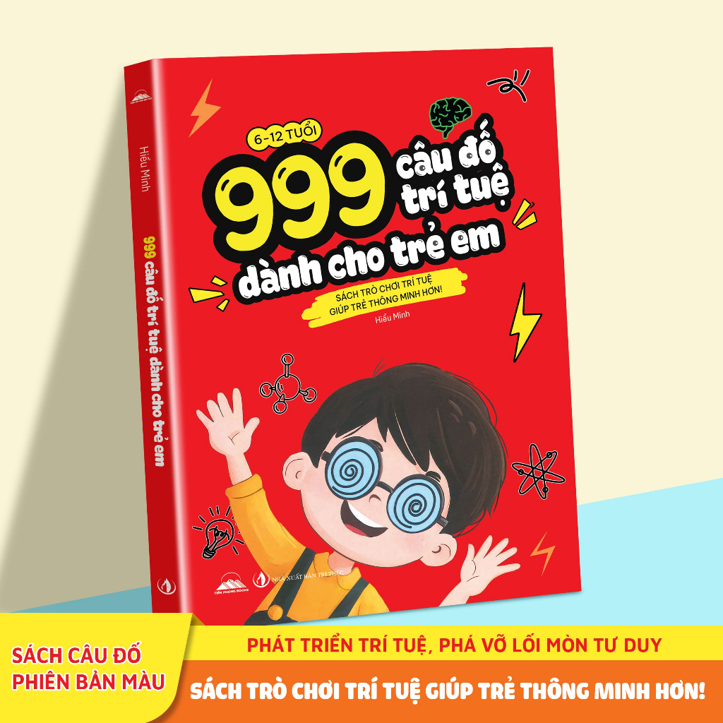 Sách - 999 Câu Đố Trí Tuệ Dành Cho Trẻ Em - Sách Trò Chơi Trí Tuệ