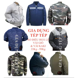 Áo Điều Hoà Quạt Gió (Combo 2áo +1 bộ phụ kiện pin quạt)