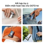 mini life Quạt cầm tay 108g thiết kế nâng cấp pin lâu tốc độ cao sạc USB quạt turbo mạnh mẽ kiểu dáng thời trang bỏ túi — ảnh 5