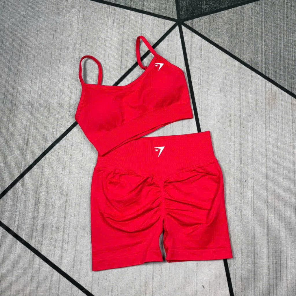 Bộ Quần Áo Tập Gym,Yoga,Chất Liệu Dệt Kim 10% Elast Mềm Mịn Co Giãn Tôn Form GB322