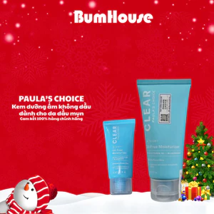 Kem dưỡng ẩm Paula's Choice Clear Oil - Free Moisturizer dịu nhẹ không chứa dầu dành cho da mụn 15ml 60ml