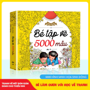 5000 Hình Cho Bé Yêu Thích Vẽ Tranh Và Sáng Tạo (Sách Bản Quyền)