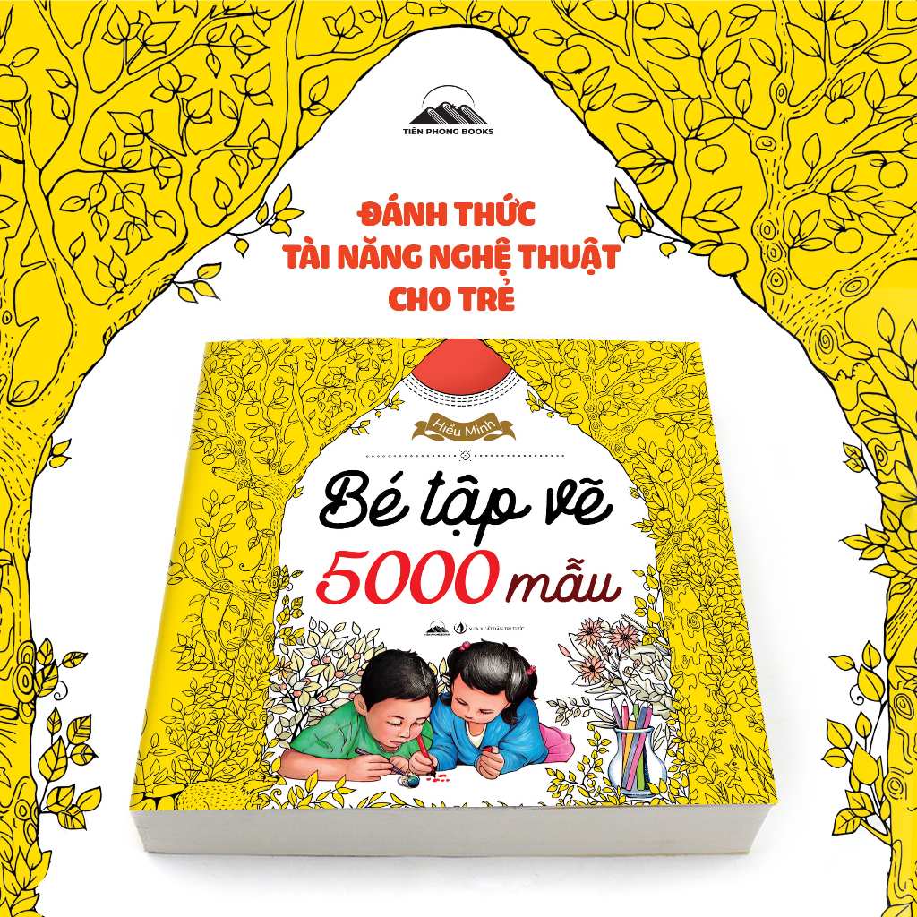 Sách - 5000 Hình Cho Bé Yêu Thích Vẽ Tranh Và Sáng Tạo