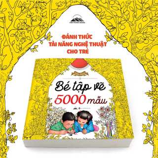 Sách - 5000 Hình Cho Bé Yêu Thích Vẽ Tranh Và Sáng Tạo (Tiên Phong Books)