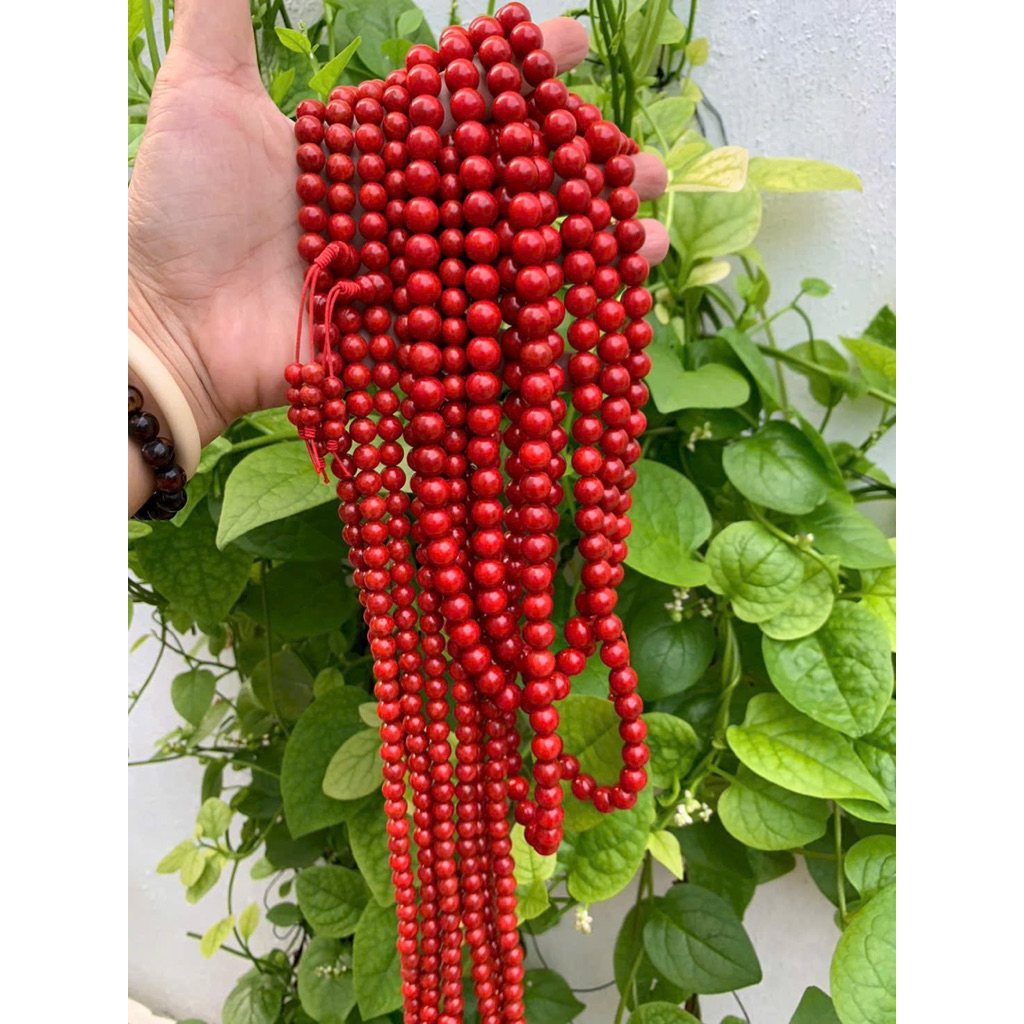 108 hạt 10ly san hô đỏ