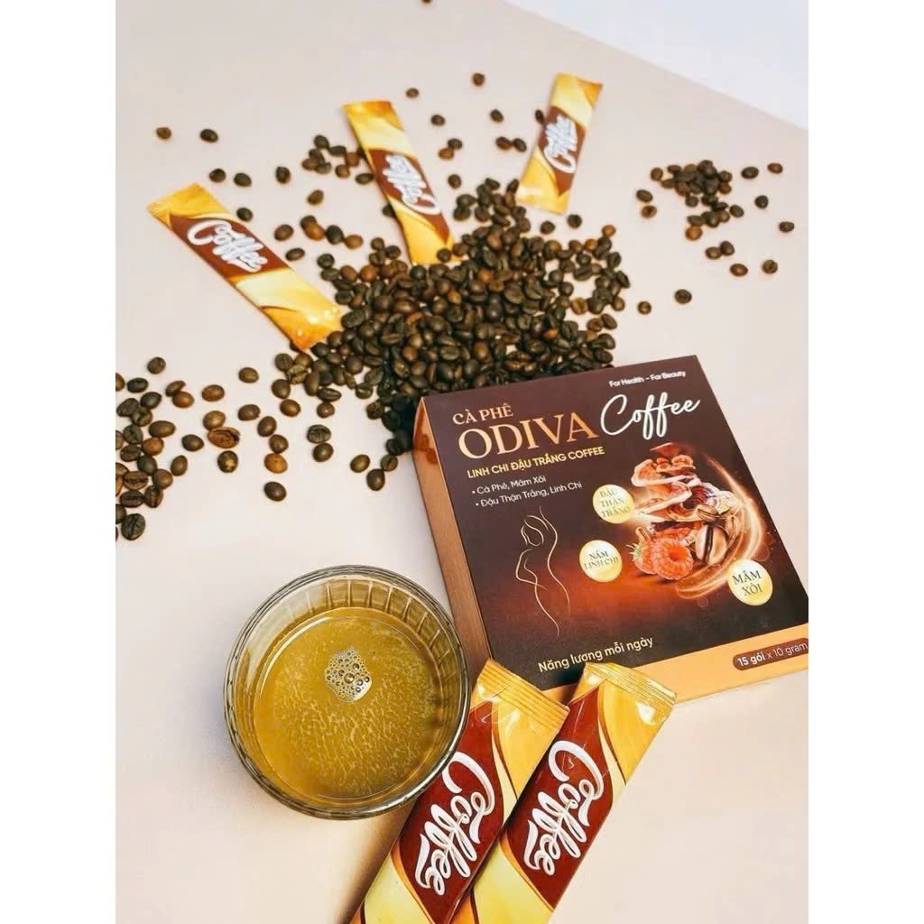 Odiva Coffee Chính Hãng Cao Cấp Hộp 15 Gói ✅ Cà phê Odiva giảm cân giảm béo hoàn hảo kiểm soát cân nặng an toàn