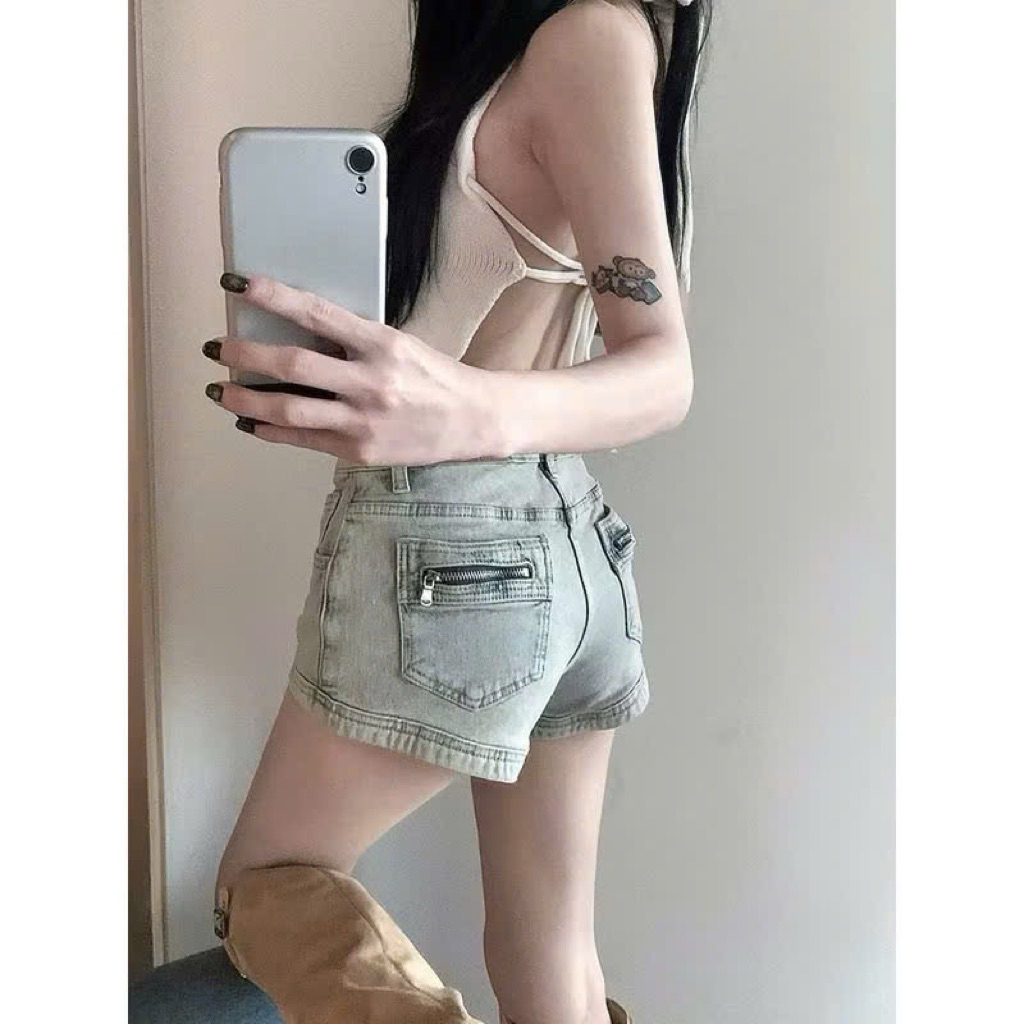 Ssu.Studio/ [CÓ SẴN] - QUẦN SOOC DENIM